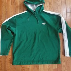 Puma Hooded Sweatshirt 90s Running Green
